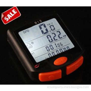 Big LCD 4 Line Display Bike Bicycle Cycling Computer Speedometer